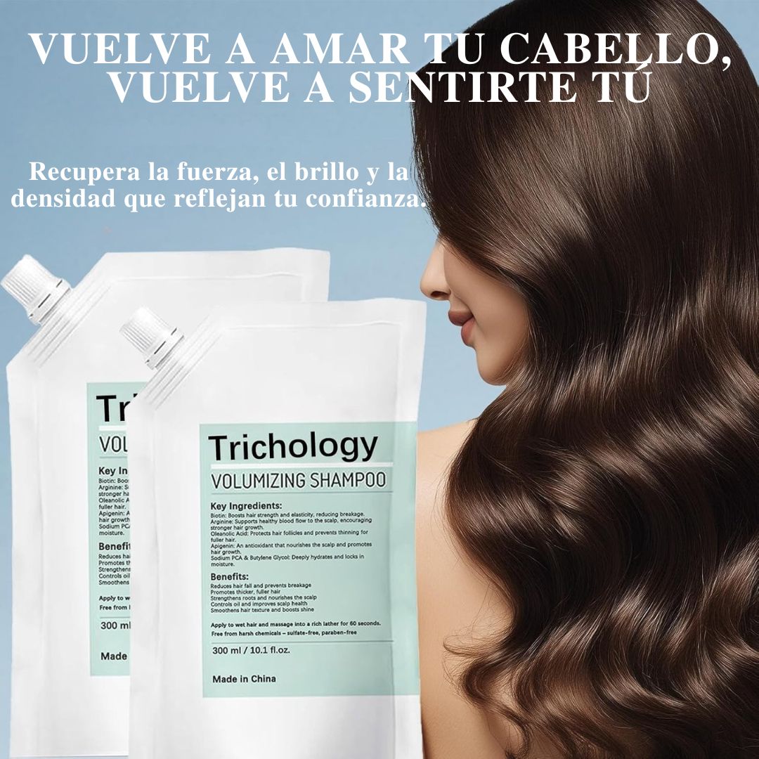 TRICHOLOGY SHAMPOO: CABELLO MÁS DENSO, FUERTE Y VIVO